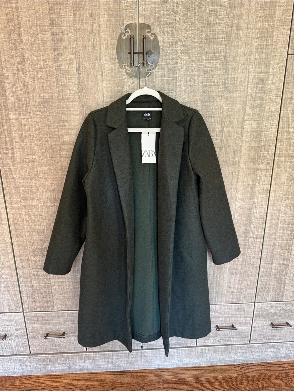 Zara Soft Basic Lapel Coat
